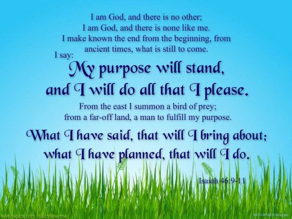 Isaiah 46:9-11: The Sovereignty of God: Chaiway